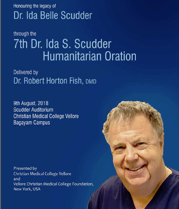 Former Scudder Association President to deliver Ida Scudder Humanitarian Oration